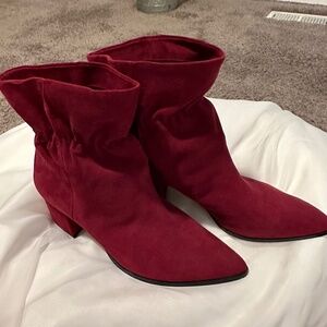 Burgundy Booties